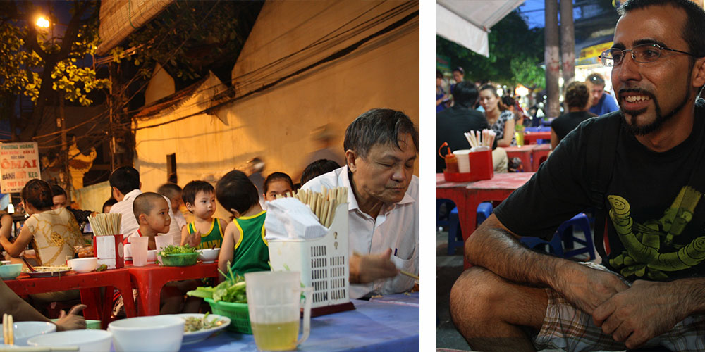 street food ad Hanoi