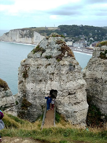 passeggiata sulle falesie di Etretat