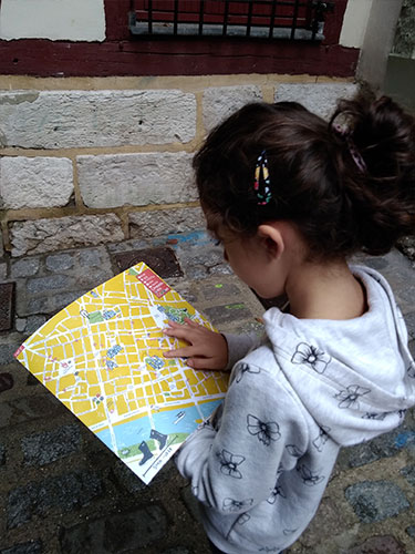 rouen - mappa per bambini - normandia