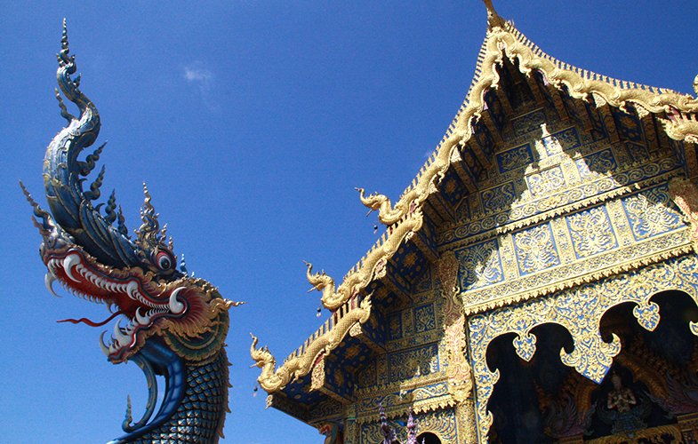 blu temple - chiang rai - thaillandia