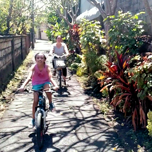 Sanur in bicicletta