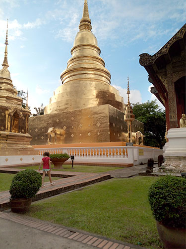 Esplorando il wat phra sing - chiang mai