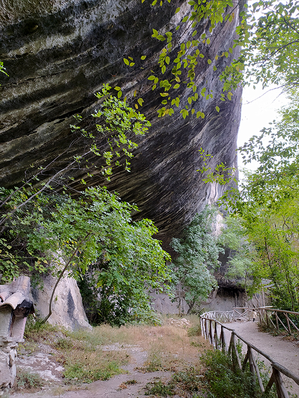 Percorso per raggiungere il Tempio di Valadier