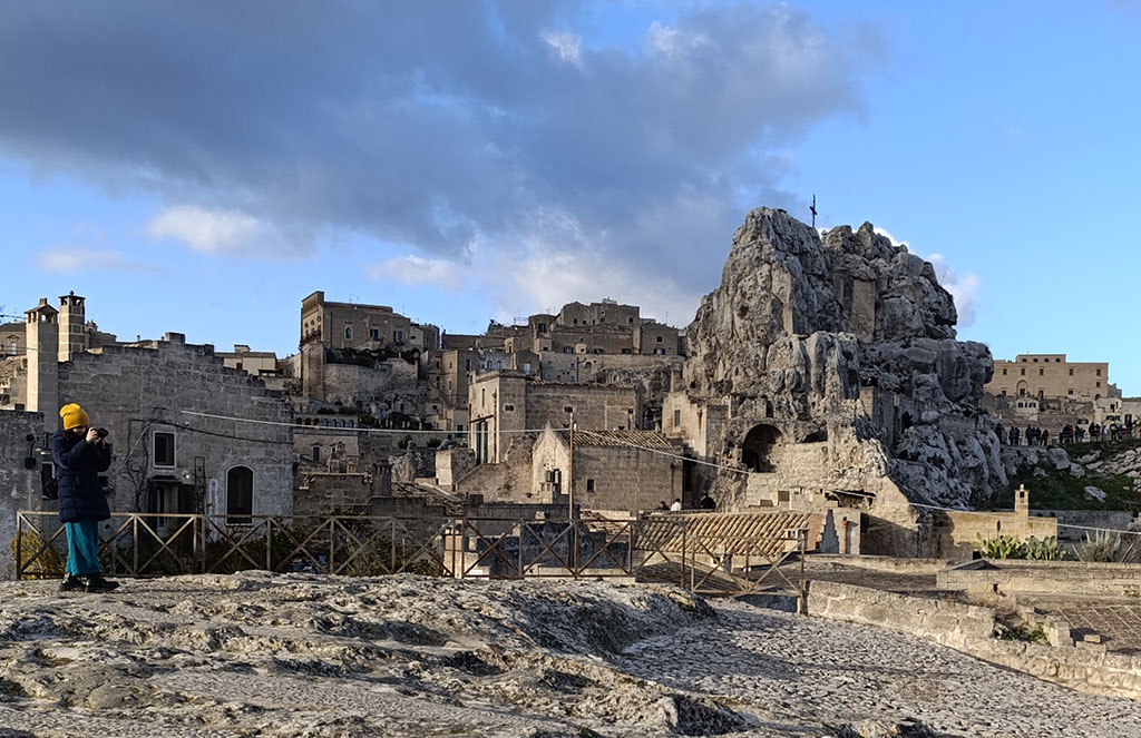 Chiesa Madonna d'Iris vista da dietro - Matera